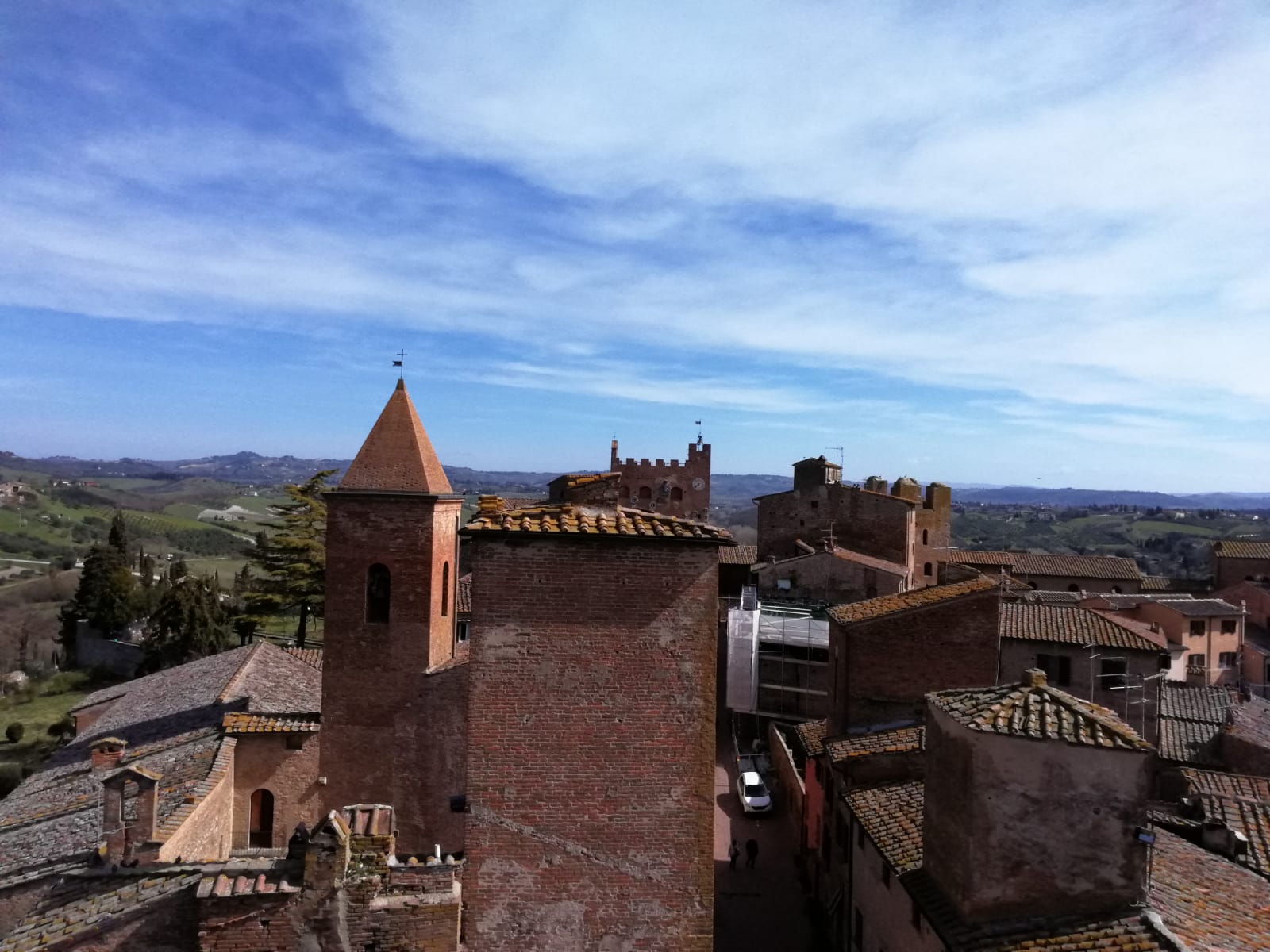 Certaldo - <!-- x-tinymce/html -->Panorama con vista sulla casa di Boccaccio