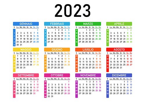 calendario 2020